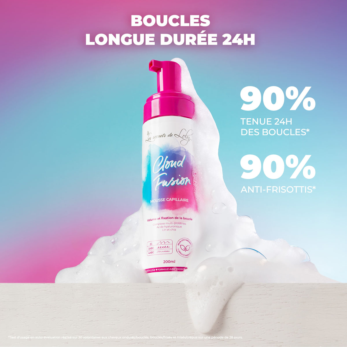 Pack Duo Kurl Potion (x2) - Mousse fixante 100ml OFFERTE